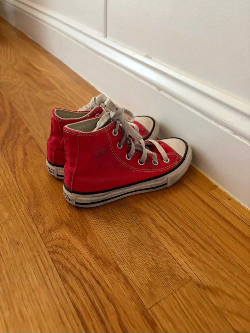 Converse Red High Top Canvas Sneaker